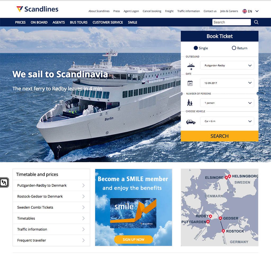 Ervaring Scandlines ferry Puttgarden Duitsland en Rodby Denemarken18