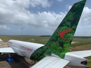 Boeing 777 van SLM met vertraging naar Paramaribo