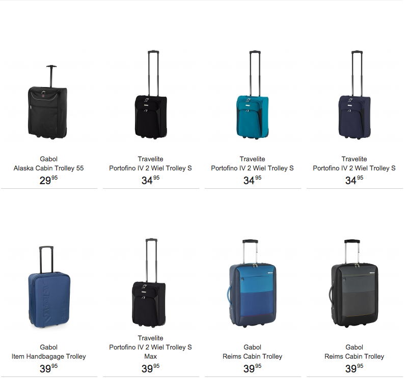 Travelbags handbagage koffer kopen voor in cabine1